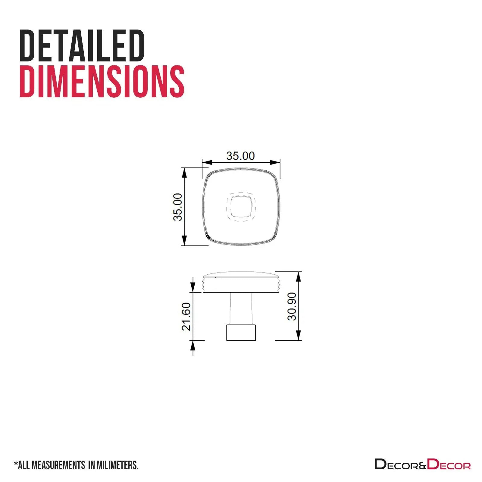 Zinnia - Kitchen Drawer Knob - Satin Nickel - Knobs